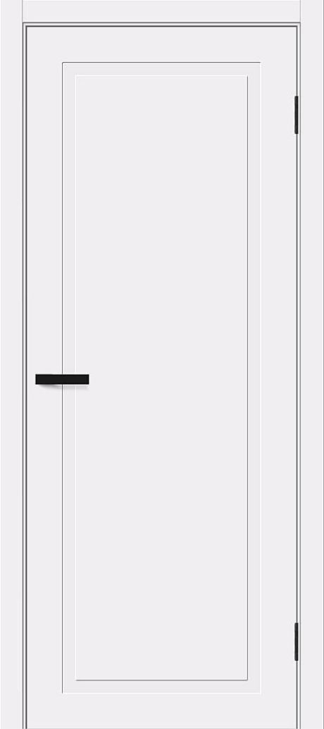 Межкомнатная дверь глухая Граффити-10 White Pro (BRAVO)