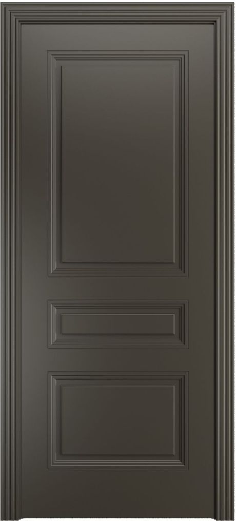 Глухая межкомнатная дверь Манхэттен Гриджио Эмаль (Бипи Дорс)
