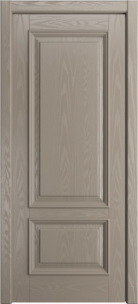 Глухая межкомнатная дверь Лондон Латте Шпон (Бипи Дорс)