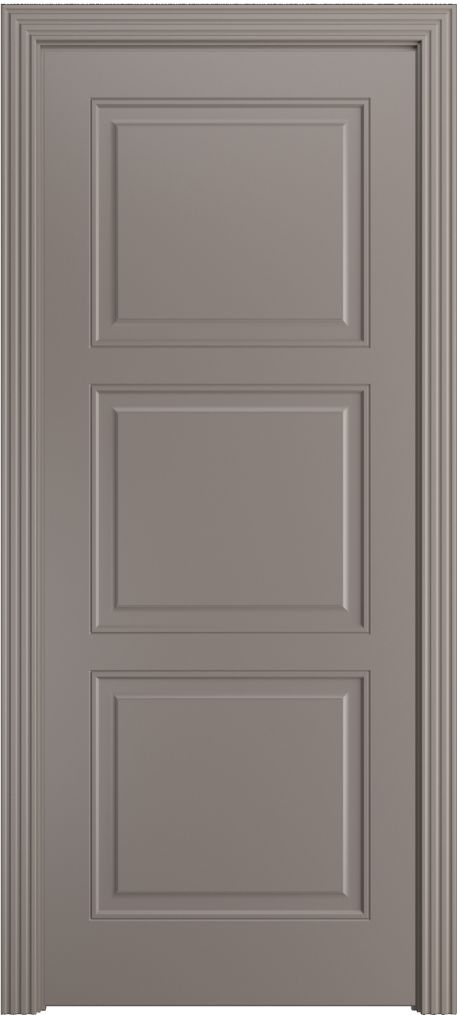 Глухая межкомнатная дверь Бьянка-8 Темно-серый Эмаль (Бипи Дорс)