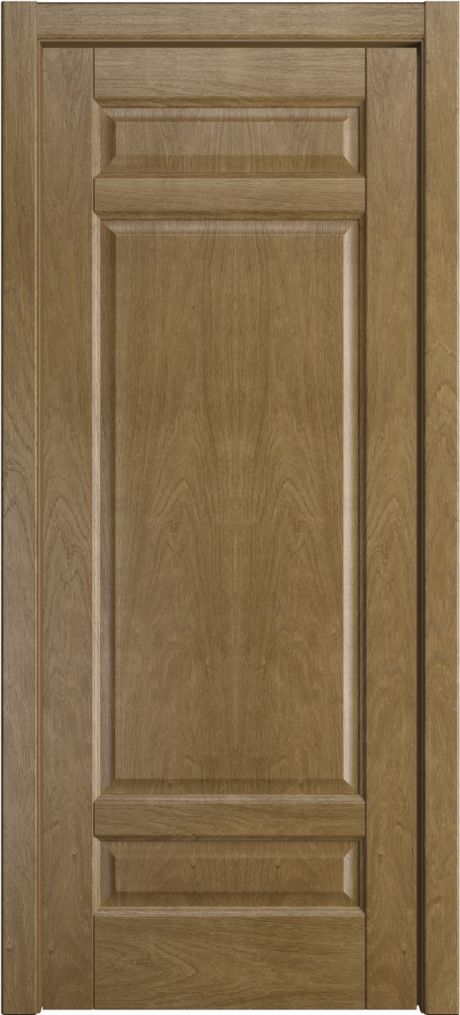Глухая межкомнатная дверь Клариса Дуб янтарь Шпон (Мильяна)
