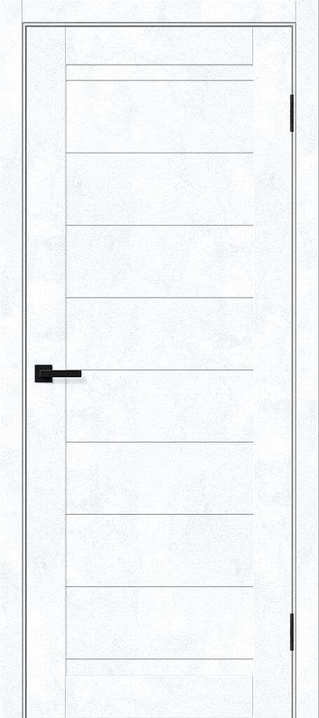 Межкомнатная дверь глухая Браво-21 Snow Art (Mr.wood)