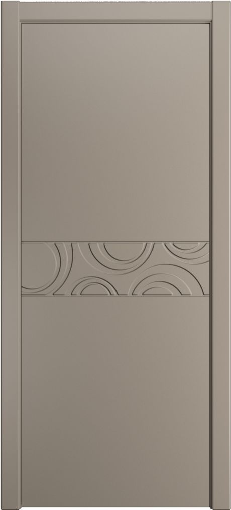 Глухая межкомнатная дверь ID-FL Латте Эмаль (Мильяна)