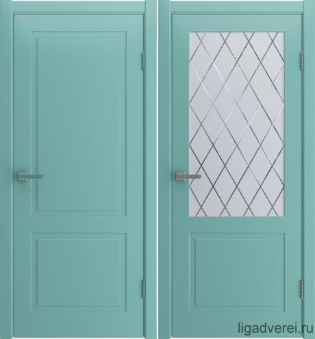 Межкомнатная дверь Verona Небесно-голубой Эмаль (Лига дверей)