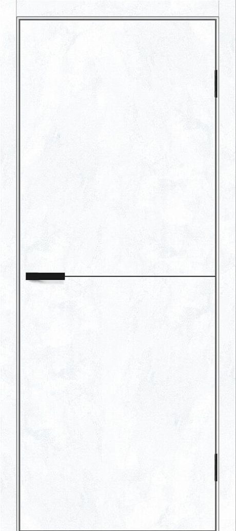 Межкомнатная дверь глухая Браво-0.21.П Snow Art (Mr.wood)