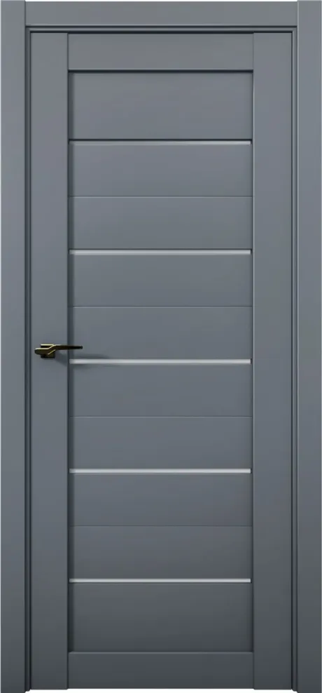 Межкомнатная дверь со стеклом PRIME 01 Антрацит (Brandoors)