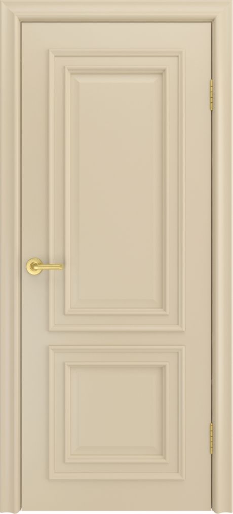 Глухая межкомнатная дверь Бристоль Премьера Крем Эмаль (Мильяна)