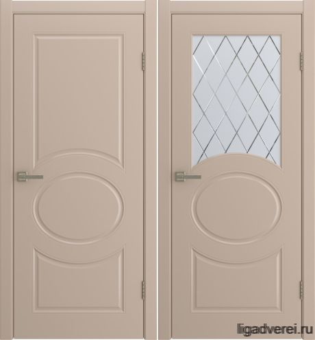 Межкомнатная дверь Olivia Латте Эмаль (Лига дверей)