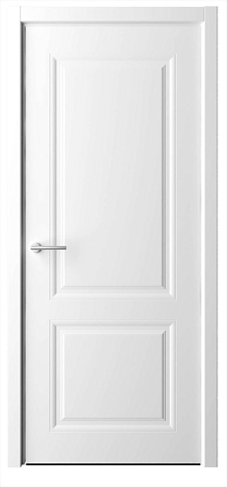 Глухая межкомнатная дверь Стиль-1 Белый Эмаль (ALBERO)