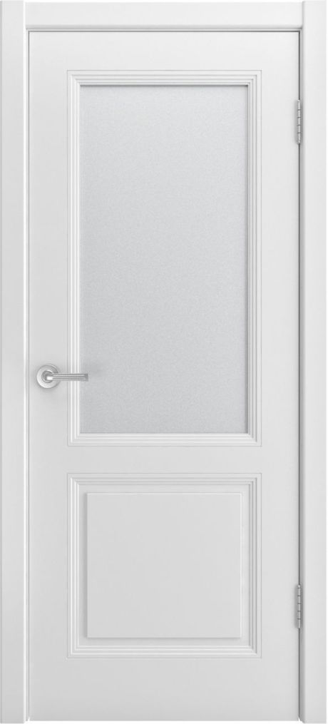Межкомнатная дверь со стеклом Белини 22 Белый Эмаль (Шейл Дорс)