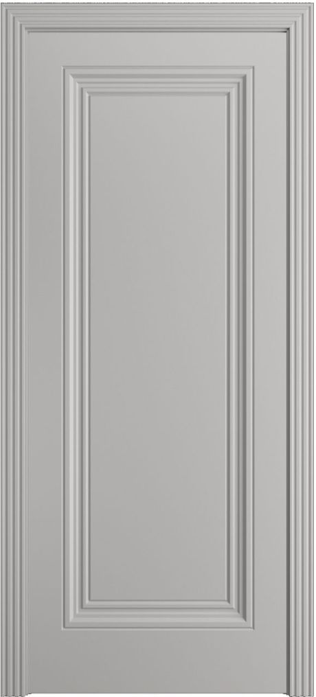 Глухая межкомнатная дверь Версаль-Ф Премиум Грей Эмаль (Мильяна)