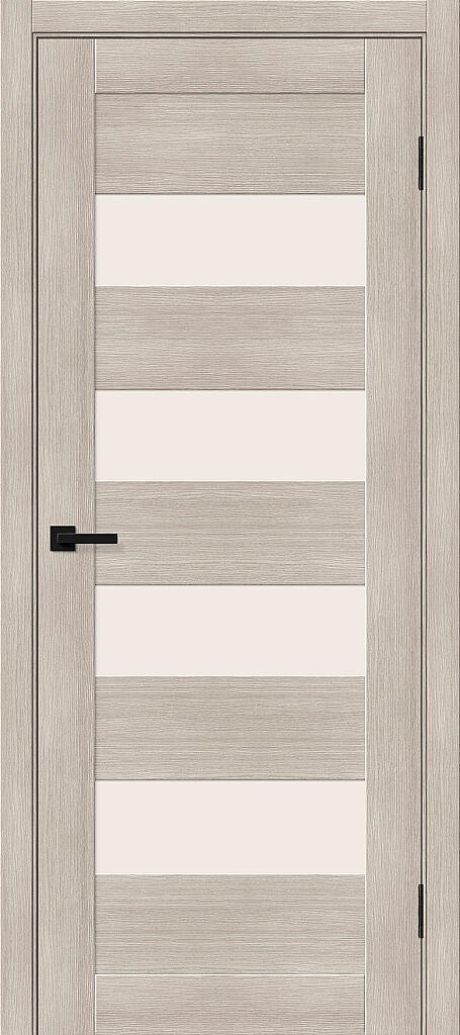 Межкомнатная дверь остекленная Браво-23 Cappuccino Melinga (BRAVO)