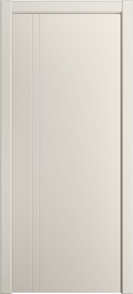 Глухая межкомнатная дверь ID-Y Бежевый Эмаль (Мильяна)