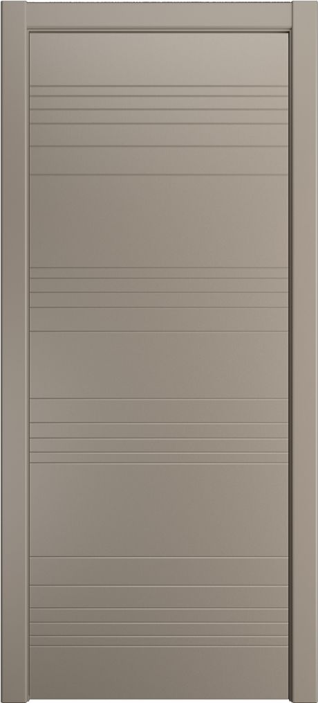 Глухая межкомнатная дверь ID-E Крем Эмаль (Мильяна)