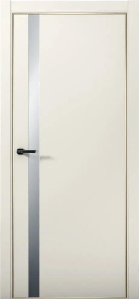 Межкомнатная дверь со стеклом ESTETICA 07 Магнолия Кромка AL Gold (Brandoors)