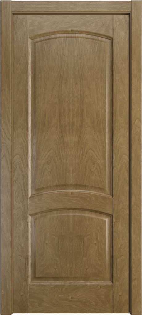 Глухая межкомнатная дверь Фиона Дуб янтарь Шпон (Мильяна)