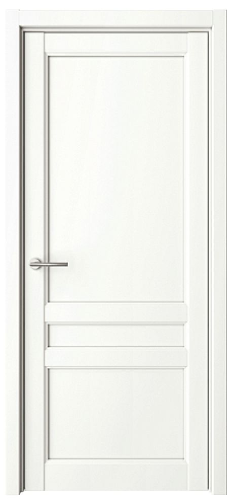 Глухая межкомнатная дверь Олимпия Белый Vinyl (ALBERO)