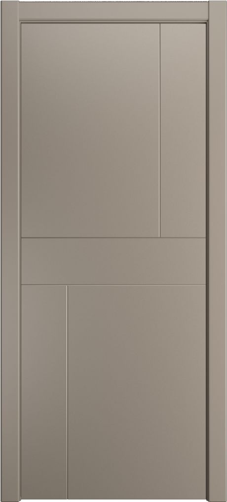 Глухая межкомнатная дверь ID-Z Латте Эмаль (Мильяна)