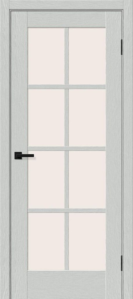 Межкомнатная дверь остекленная Прима-11.1 Grey Wood (Mr.wood)