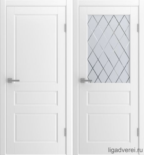 Межкомнатная дверь Stella Белый Эмаль (Лига дверей)