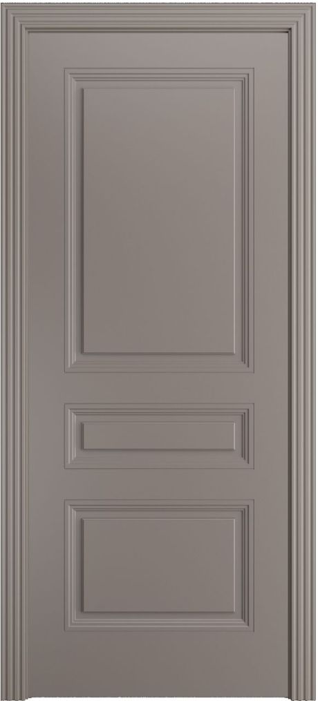 Глухая межкомнатная дверь Манхэттен Темно-серый Эмаль (Бипи Дорс)