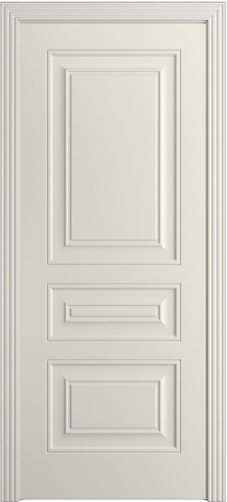 Глухая межкомнатная дверь Версаль Ф Бежевый Эмаль (Мильяна)