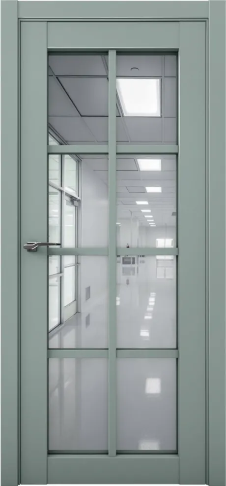 Межкомнатная дверь с зеркалом PRIME 22 Deep Green (Brandoors)