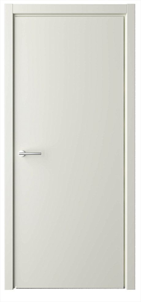 Глухая межкомнатная дверь Стиль Флэт Латте Эмаль (ALBERO)