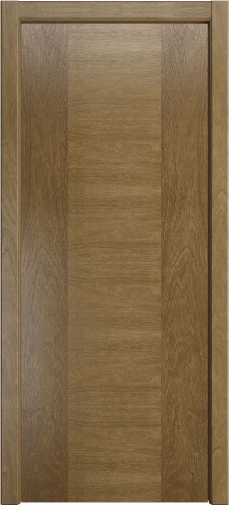 Глухая межкомнатная дверь Некст Дуб золото Шпон (Мильяна)