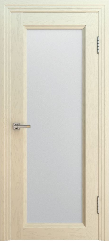 Межкомнатная дверь со стеклом Турин Багет 2 Ясень авори Экошпон (Interne Doors)