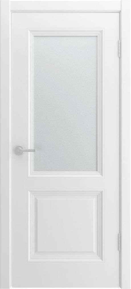 Межкомнатная дверь со стеклом Вижн Белый Эмаль (Шейл Дорс)