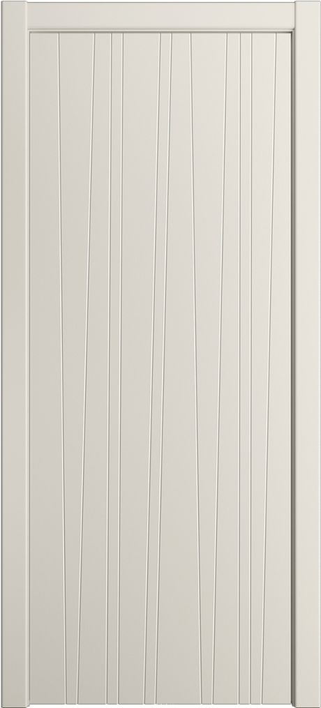 Глухая межкомнатная дверь ID-V Бежевый Эмаль (Мильяна)