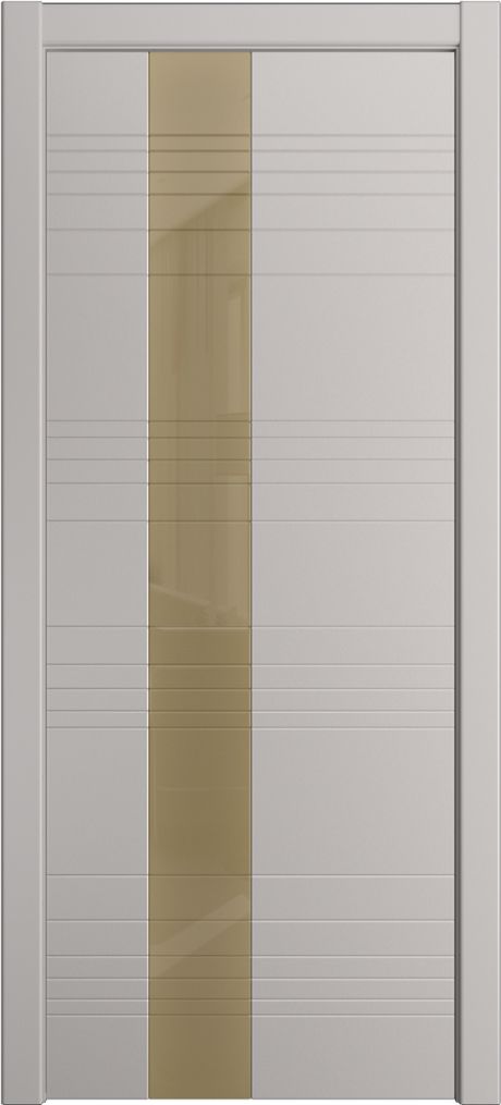 Межкомнатная дверь со стеклом ID-HL Агат Эмаль (Мильяна)