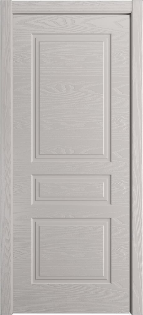 Глухая межкомнатная дверь ID-Челси 3 Агат Шпон (Мильяна)