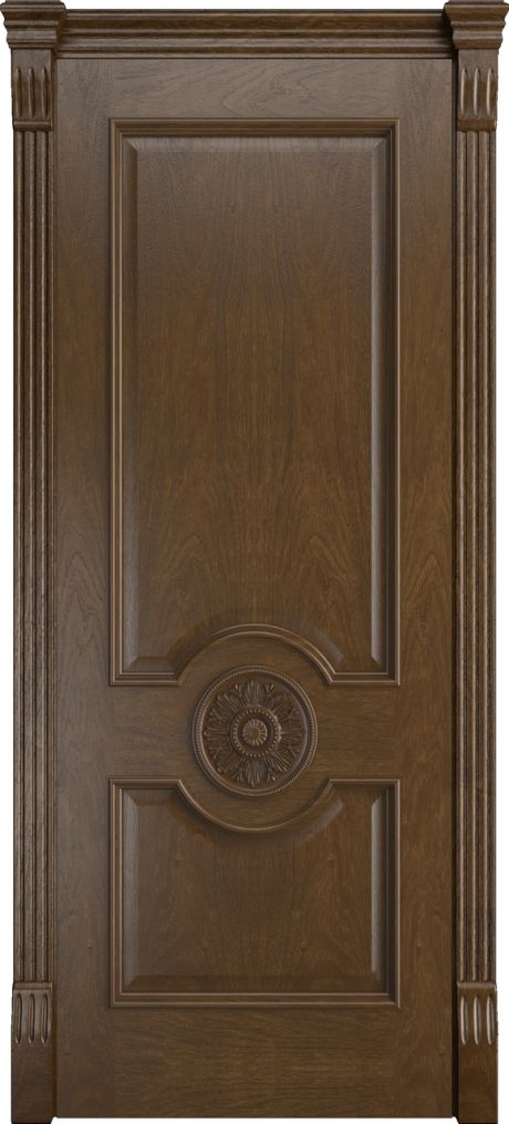 Глухая межкомнатная дверь Портофино Дуб виски Шпон (Бипи Дорс)