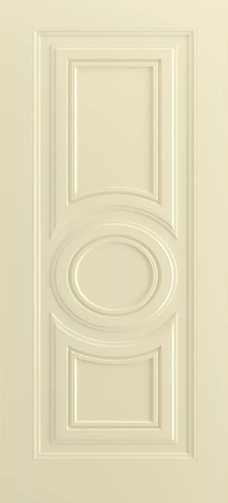 Глухая межкомнатная дверь Титул-8 В1 Слоновая кость Эмаль (Шейл Дорс)