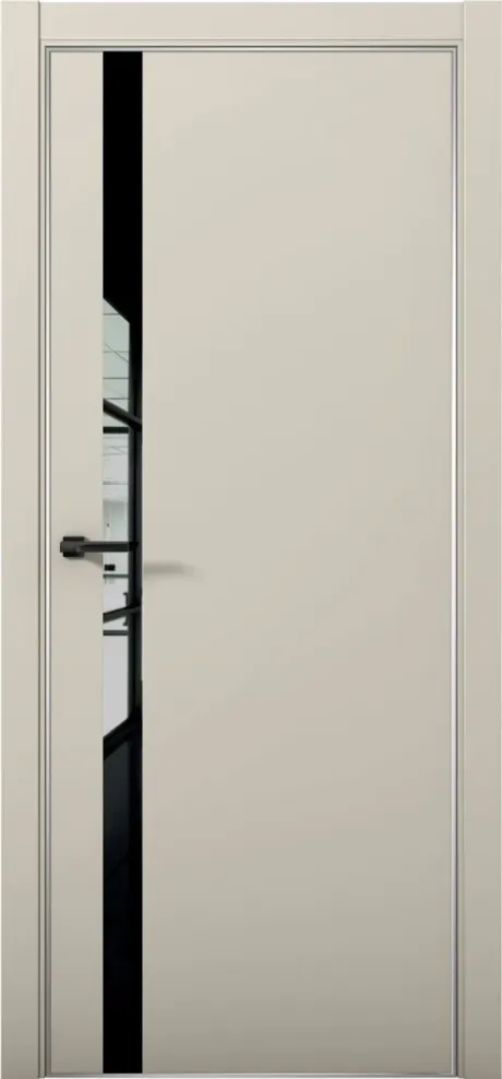 Межкомнатная дверь ESTETICA 07 Силк грей Анодированная кромка AL (Brandoors)