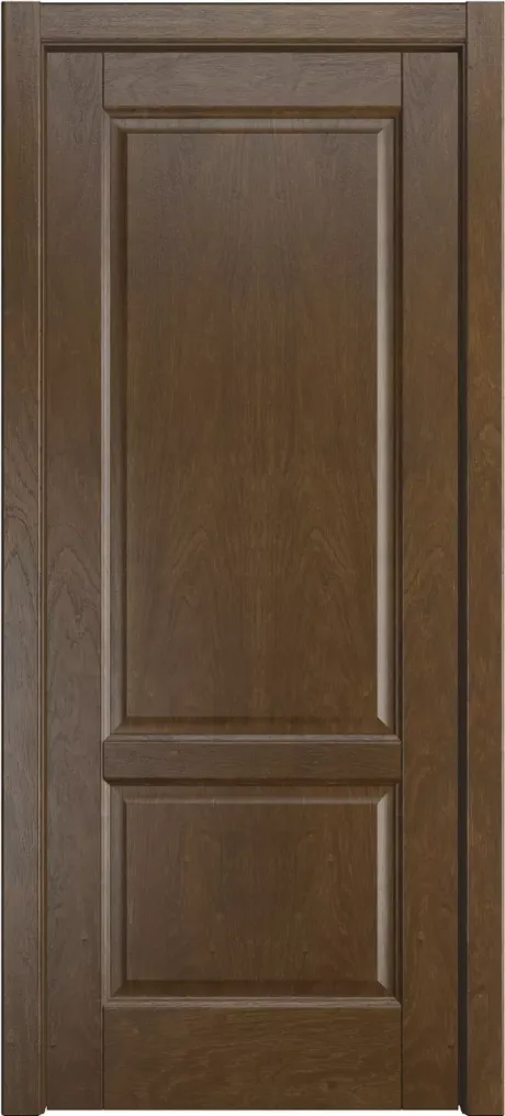 Глухая межкомнатная дверь Ровена Дуб виски Шпон (Мильяна)
