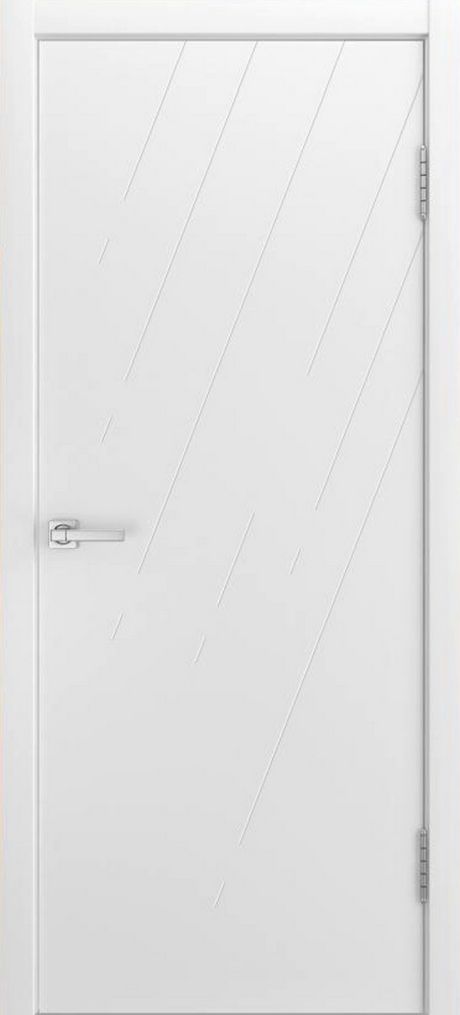 Глухая межкомнатная дверь ID-I Белоснежный Эмаль (Мильяна)