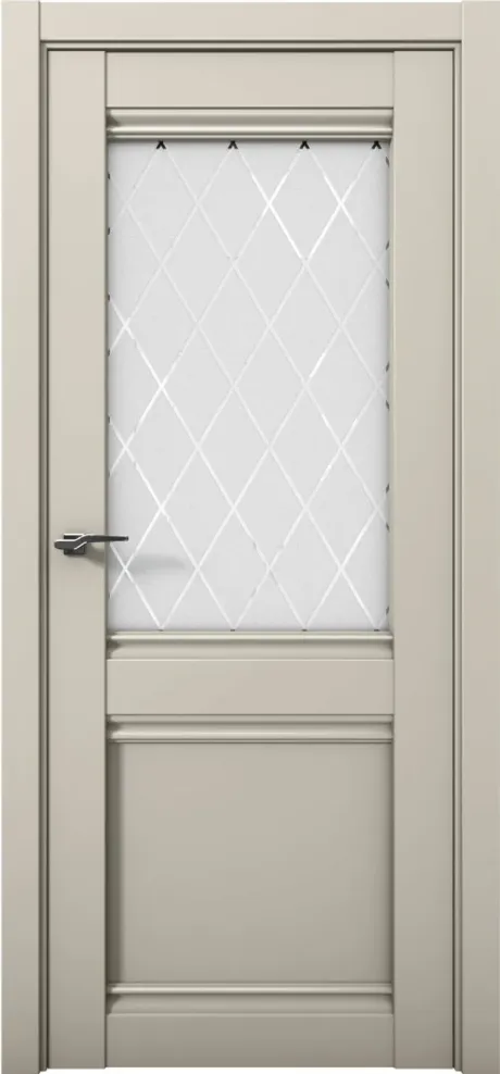 Межкомнатная дверь со стеклом PRIME 12 Силк грей (Brandoors)