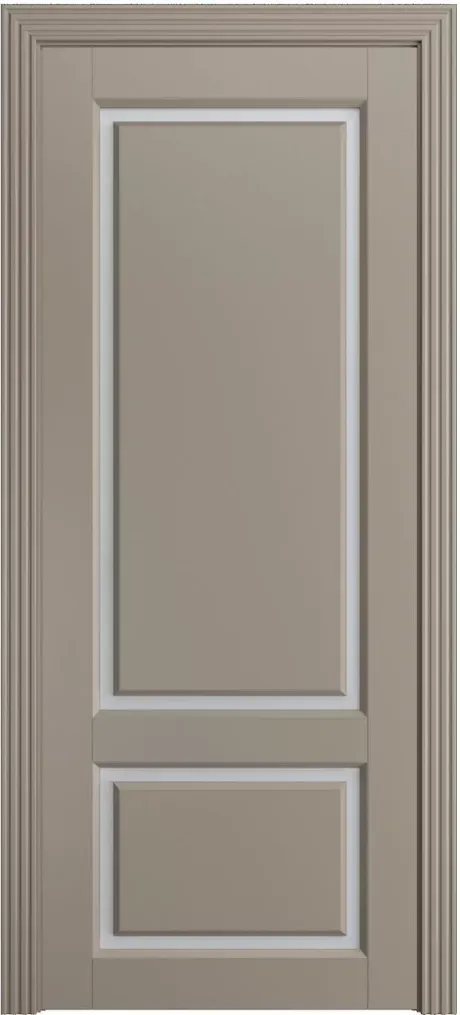 Межкомнатная дверь со стеклом Мадрид Латте Эмаль (Шейл Дорс)