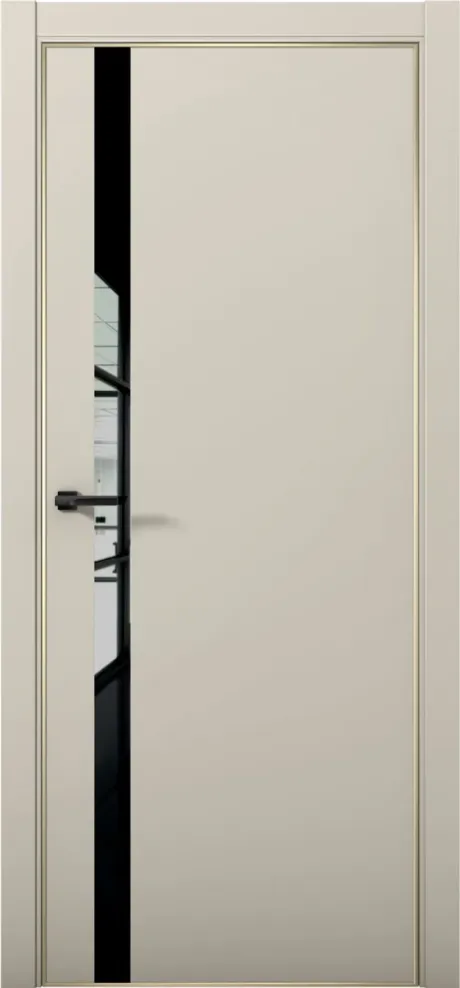 Межкомнатная дверь ESTETICA 07 Силк грей Кромка AL Gold (Brandoors)