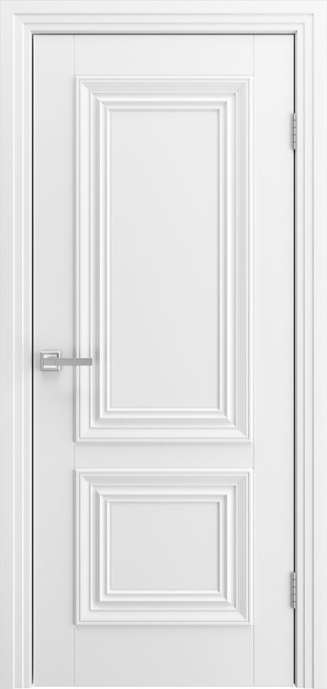 Глухая межкомнатная дверь Сиена Белый Эмаль (Шейл Дорс)