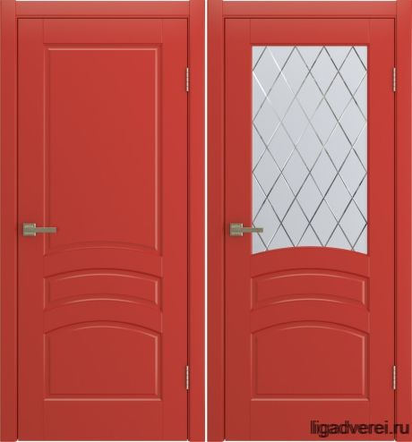 Межкомнатная дверь Venecia Красный Эмаль (Лига дверей)