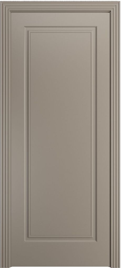 Глухая межкомнатная дверь Бруклин-1 Латте Эмаль (Бипи Дорс)