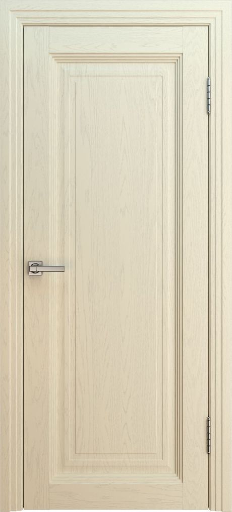 Глухая межкомнатная дверь Турин Багет 2 Ясень авори Экошпон (Interne Doors)