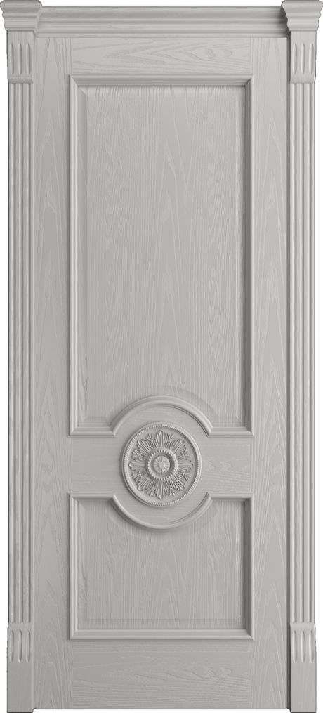 Глухая межкомнатная дверь Портофино Грей Шпон (Бипи Дорс)