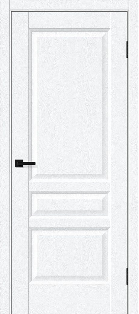 Межкомнатная дверь глухая Неоклассик-34 White Silkwood (BRAVO)