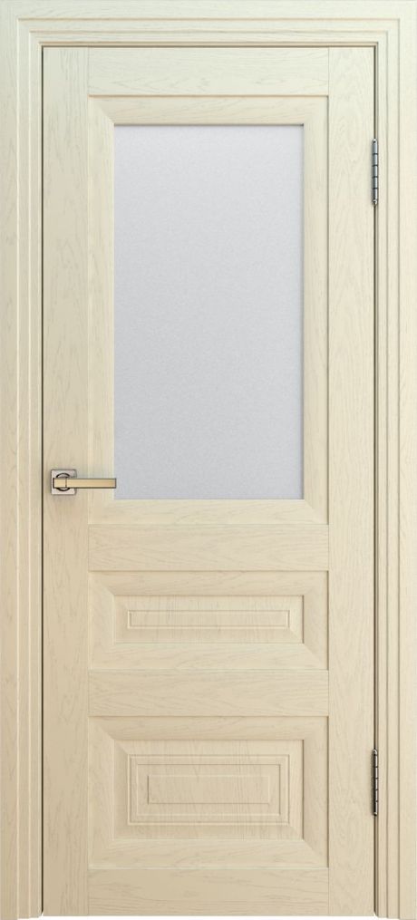 Межкомнатная дверь со стеклом Вена Багет 1 Ясень авори Экошпон (Interne Doors)