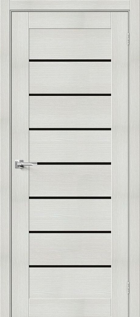 Межкомнатная дверь остекленная Браво-22 Bianco Veralinga (BRAVO)